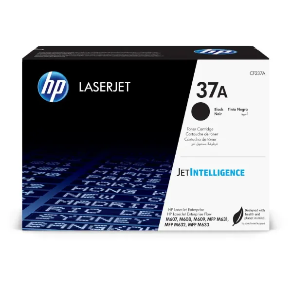 HP 37A (CF237A) LaserJet Enterprise M607, M608, M609, M631, M632, M633, E60055, E60065, E60075 Black Original LaserJet Toner Cartridge (11,000 Yield)