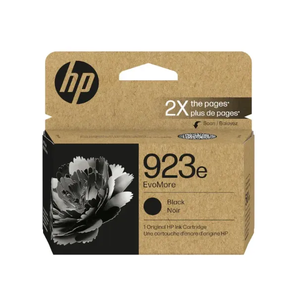 HP HP 923e OfficeJet Pro 8120, 8130 Series EvoMore Black Ink Cartridge (1,000 Yield)